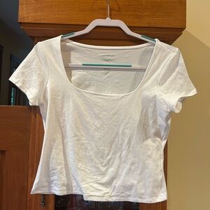 Ultra Flirt Essentials Contour Square Neck Tee